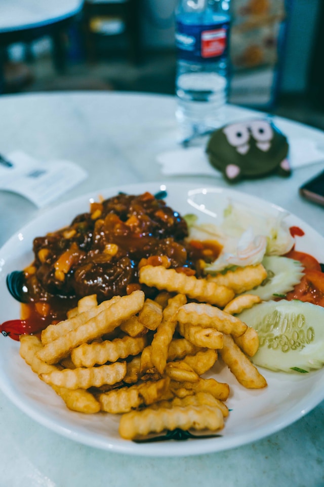 Beef Stew with Fries